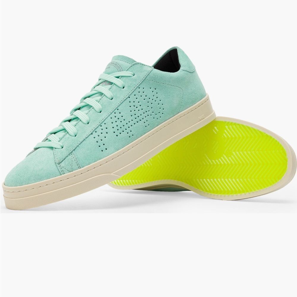 P448 blue/ green men or teens sneakers